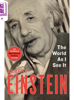 爱因斯坦 我的世界观 英文原版 The World As I See It 我眼中的世界英文原版书 爱因斯坦传记 Neil Berger Albert Einstein
