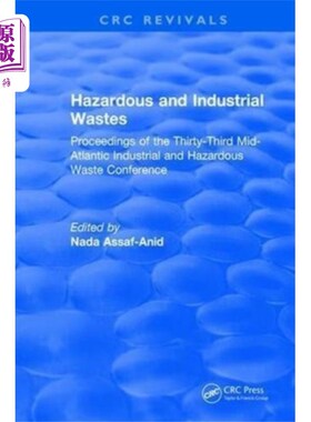 海外直订Hazardous and Industrial Wastes Proceedings of t... 危险及工业废物