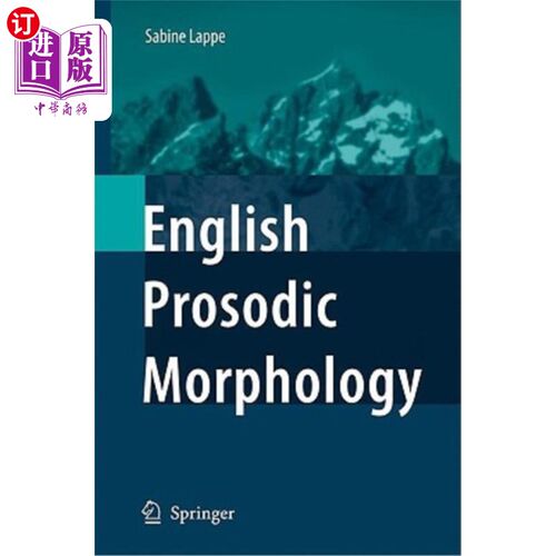海外直订English Prosodic Morphology 英语韵律形态学