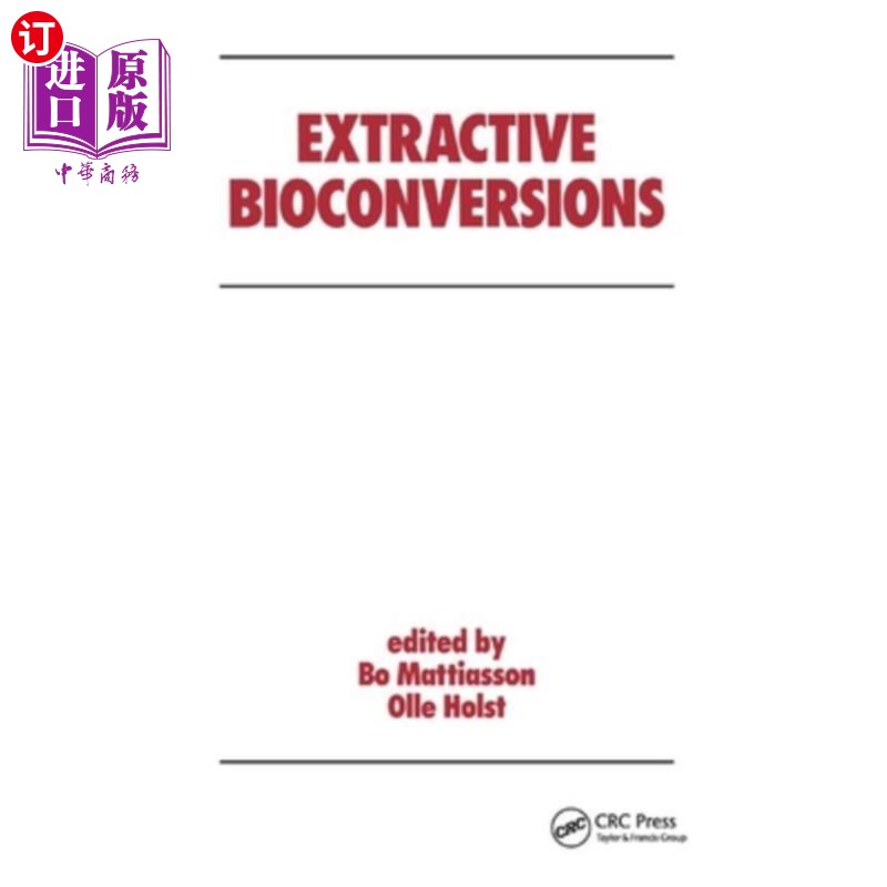 海外直订Extractive Bioconversions 萃取生物转化
