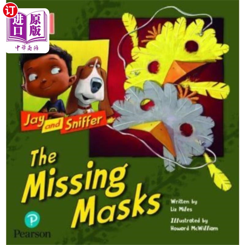 海外直订Bug Club Reading Corner: Age 4-7: Jay and Sniffe... 虫子俱乐部阅读角:4-7岁:Jay和Sniffer:失踪的面具