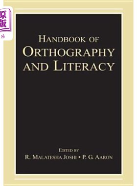 海外直订Handbook of Orthography and Literacy 正字法和识字手册