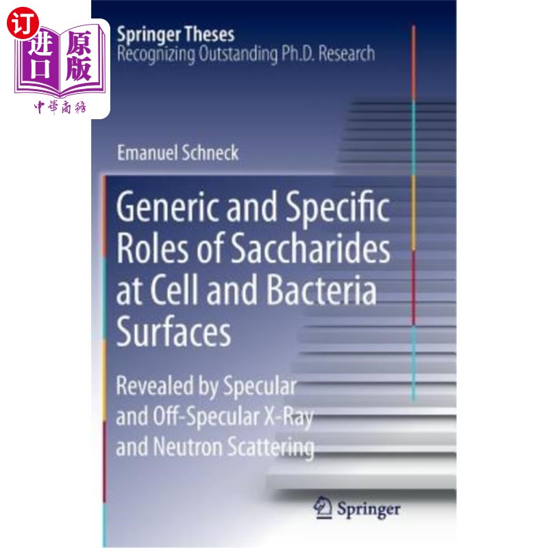 海外直订Generic and Specific Roles of Saccharides at Cell and Bacteria Surfaces: Reveale 糖类在细胞和细菌表面的一般