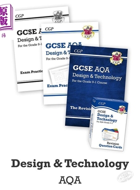 现货 英国CGP原版 GCSE Catch-Up Essentials:AQA Design & Technology 赶超要领资源包:AQA考试设计与技术 14-15岁 初中 KS4