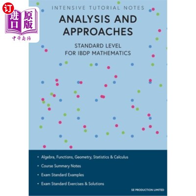 海外直订Intensive Tutorial Notes - Analysis and Approaches Standard Level for IBDP Mathe 密集的教学笔记-分析和方法