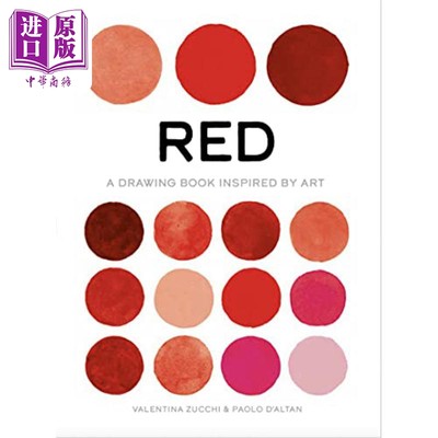 现货 红色 受艺术启发的绘本 英文原版 Red A Drawing Book Inspired by Art Valentina Zucchi【中商原版】