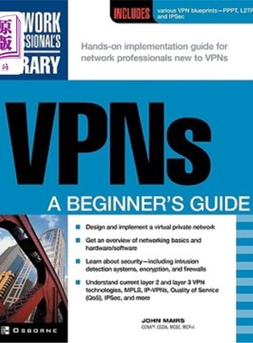 海外直订VPNs: A Beginner's Guide vpn:初学者指南