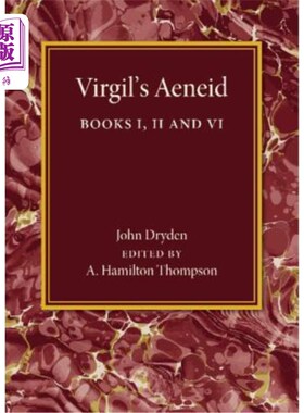 海外直订Virgil's Aeneid: Books I, II and VI 维吉尔的《埃涅阿斯纪》第一、二、六卷
