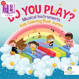 Musical Instruments Kids 海外直订Do Book Play? Coloring Jumbo You