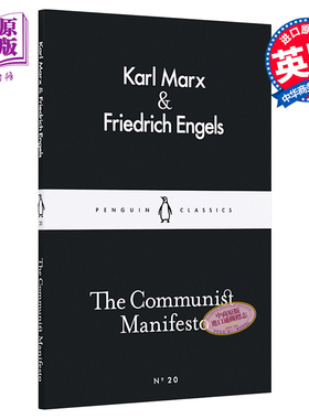 LBS 20 The Communist Manifesto 英文原版 小黑书 20 马克思 共产党宣言【中商原版】