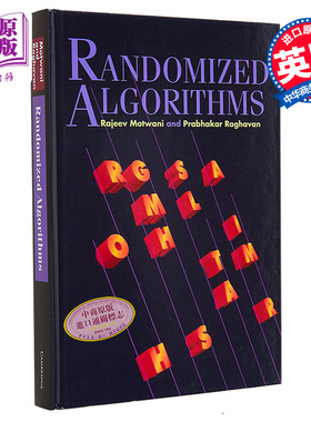 现货 随机算法 Randomized Algorithms 英文原版 Rajeev Motwani Prabhakar Raghavan  概率论与数理统计【中商原版】