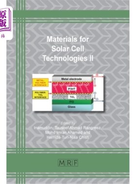 海外直订Materials for Solar Cell Technologies II 太阳能电池技术材料2