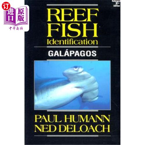 海外直订Reef Fish Identification Galapagos 礁鱼鉴定加拉帕戈斯