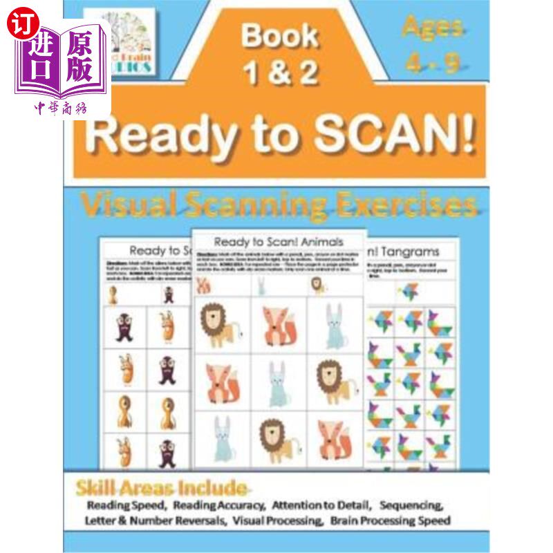 海外直订Ready to Scan!: Beginners & Level 2 准备扫描！：初学者和2级