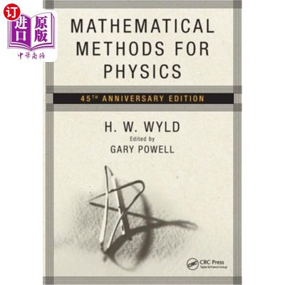 海外直订Mathematical Methods for Physics: 45th Anniversary Edition 物理数学方法:45周年纪念版