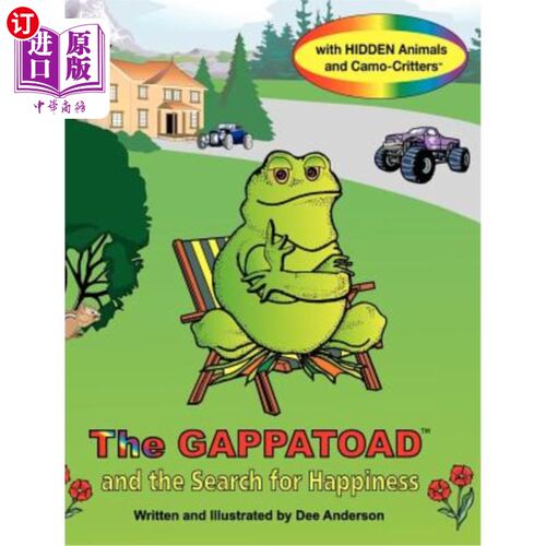 海外直订The Gappatoad and the Search for Happiness with Hidden Animals and Camo-Critters 加帕蟾蜍和寻找隐藏的动物和