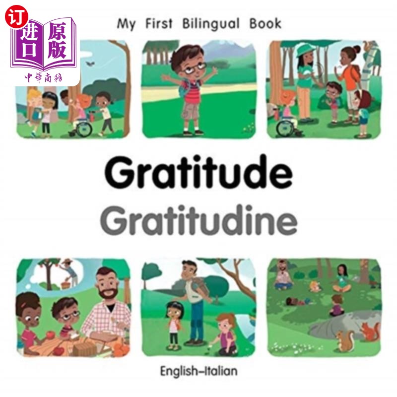 海外直订My First Bilingual Book-Gratitude (English-Itali... 我的第一本双语书——感恩(英意)
