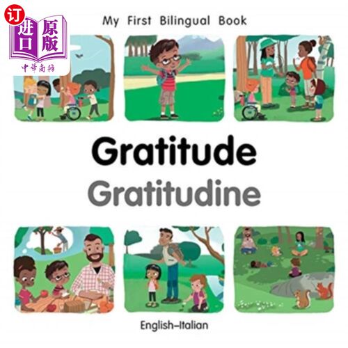 海外直订My First Bilingual Book-Gratitude (English-Itali... 我的第一本双语书——感恩(英意)