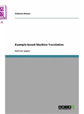 海外直订Example-based Machine Translation 基于示例的机器翻译