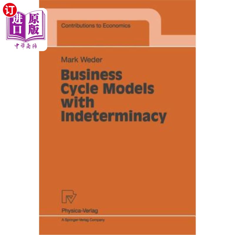 海外直订Business Cycle Models with Indeterminacy 具有不确定性的商业周期模型