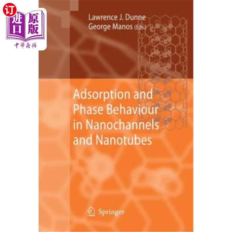 海外直订Adsorption and Phase Behaviour in Nanochannels and Nanotubes 纳米通道和纳米管中的吸附和相行为