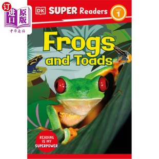 Level Frogs 海外直订DK Toads Readers and DK超级读者1级青蛙和蟾蜍 Super