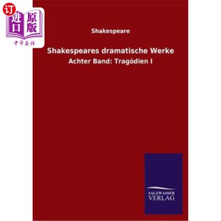 海外直订德语 Shakespeares Dramatische Werke 莎士比亚戏剧作品
