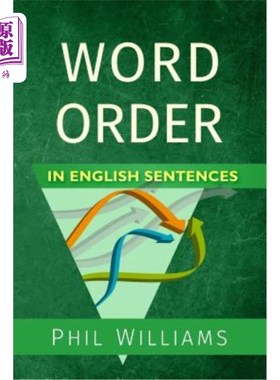 海外直订Word Order in English Sentences 英语句子中的词序