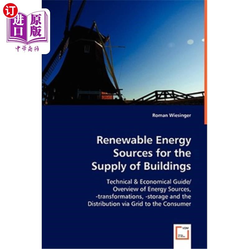 海外直订Renewable Energy Sources for the Supply of Buildings 用于建筑供应的可再生能源
