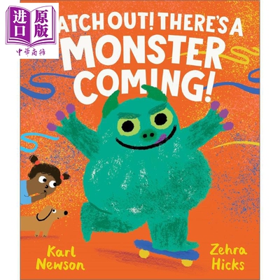 小心！怪物来啦！英文原版绘本