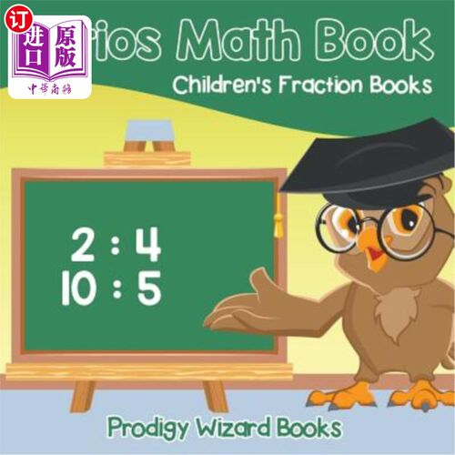 海外直订Ratios Math Book Children's Fraction Books 比率数学书儿童分数书