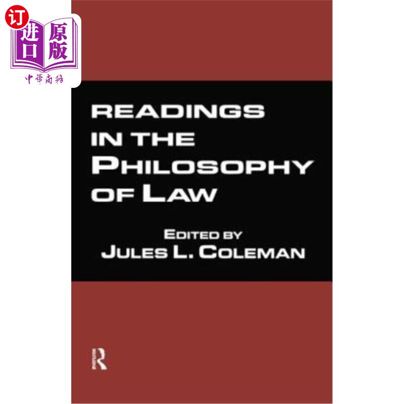 海外直订Readings in the Philosophy of Law 法律哲学阅读