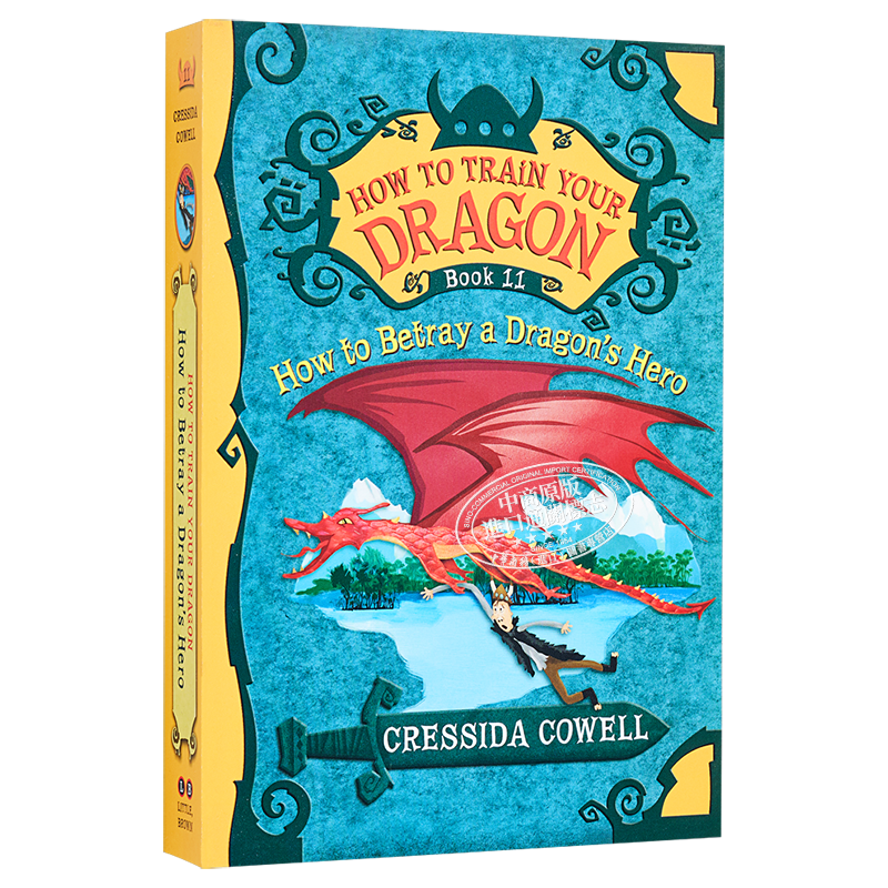预售 驯龙高手11 背叛龙英雄 英文原版 How to Train Your Dragon #11: How to Betray a Dragon’s Hero Cressida C