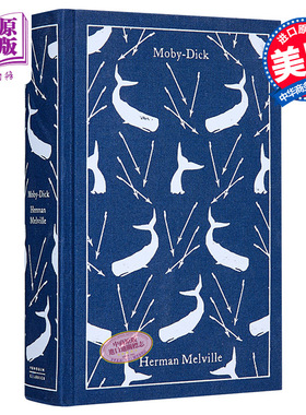 预售 企鹅布面经典系列 白鲸 Moby Dick or The Whale 英文原版 Herman Melville Andrew Delbanco【中商原版】