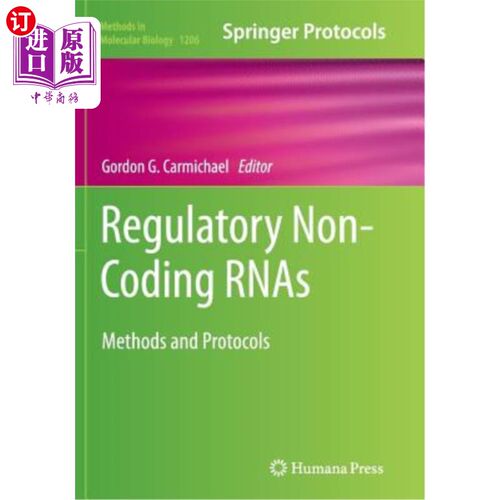 海外直订医药图书Regulatory Non-Coding Rnas: Methods and Protocols 监管非编码rna:方法和协议