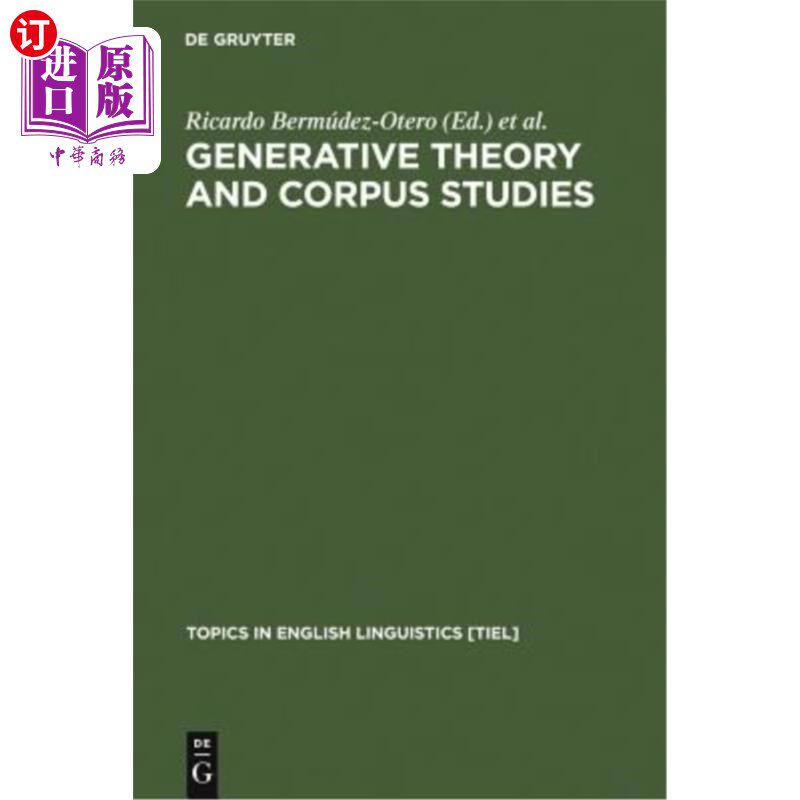 海外直订Generative Theory and Corpus Studies 生成理论与语料库研究