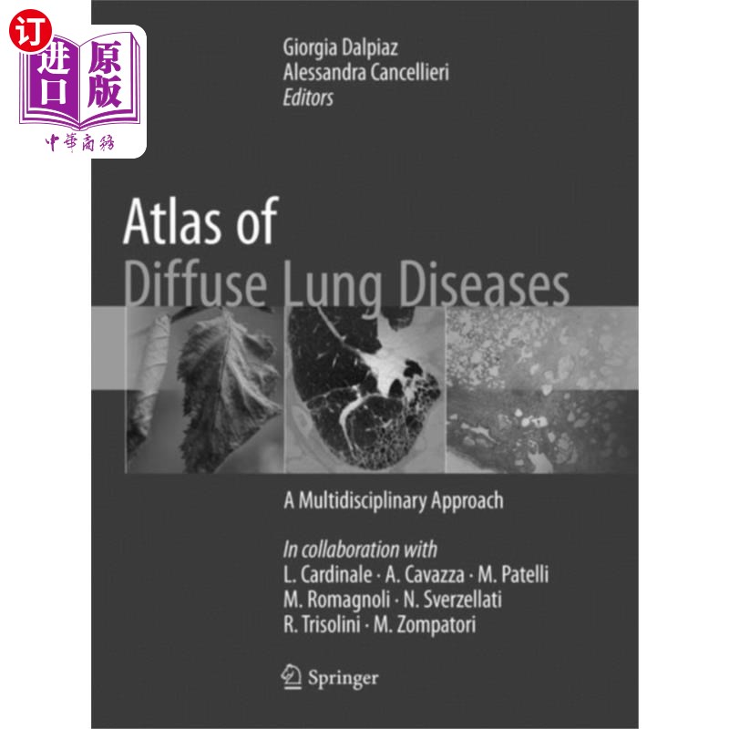 海外直订医药图书Atlas of Diffuse Lung Diseases 弥漫性肺病图集