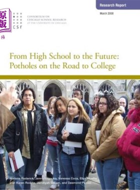 海外直订From High School to the Future: Potholes on the Road to College 从高中到未来：大学路上的坑洼