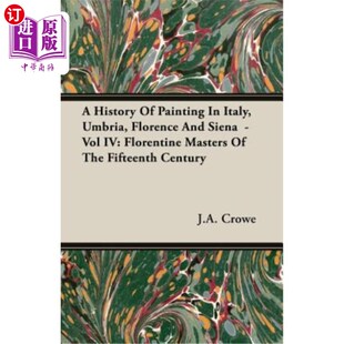 Florentine Italy 海外直订A Florence 意大利 Vol Painting Siena and 佛罗伦萨 翁布里亚 Umbria History