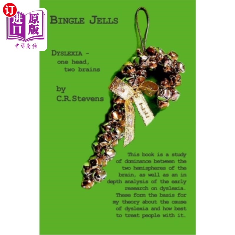 海外直订Bingle Jells: Dyslexia, One Head, Two Brains Bingle Jells:阅读障碍,一个头,两个大脑