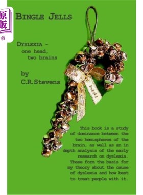 海外直订Bingle Jells: Dyslexia, One Head, Two Brains Bingle Jells:阅读障碍，一个头，两个大脑