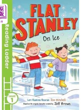 海外直订Flat Stanley On Ice 冰上的平坦赤柱