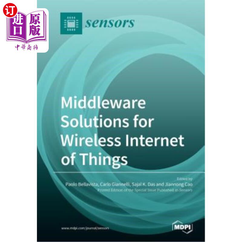 海外直订Middleware Solutions for Wireless Internet of Things 无线物联网中间件解决方案