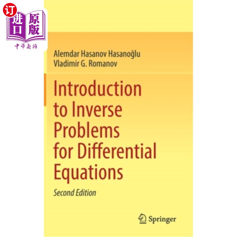 海外直订Introduction to Inverse Problems for Differential Equations 微分方程反问题导论