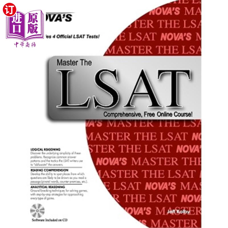 海外直订Master the LSAT [With CDROM] 掌握LSAT[带光盘]