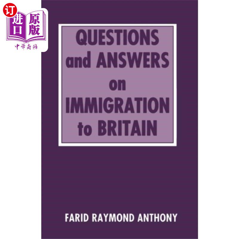 海外直订Questions and Answers on Immigration in Britain 英国移民问题与解答