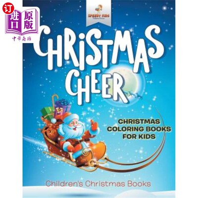 海外直订Christmas Cheer - Christmas Coloring Books For Kids Children's Christmas Books 圣诞快乐-儿童圣诞彩书