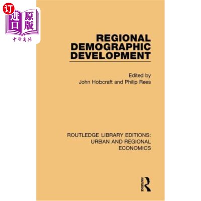 海外直订Regional Demographic Development 区域人口发展