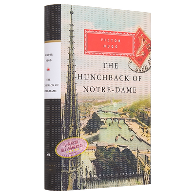 预售 巴黎圣母院的钟楼怪人 Everymans Library Classics The Hunchback of Notre Dame 英文原版 Victor Hugo 中世纪【中商原版】