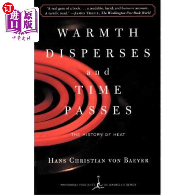 海外直订Warmth Disperses and Time Passes: The History of Heat 温暖散去时光流逝：热的历史